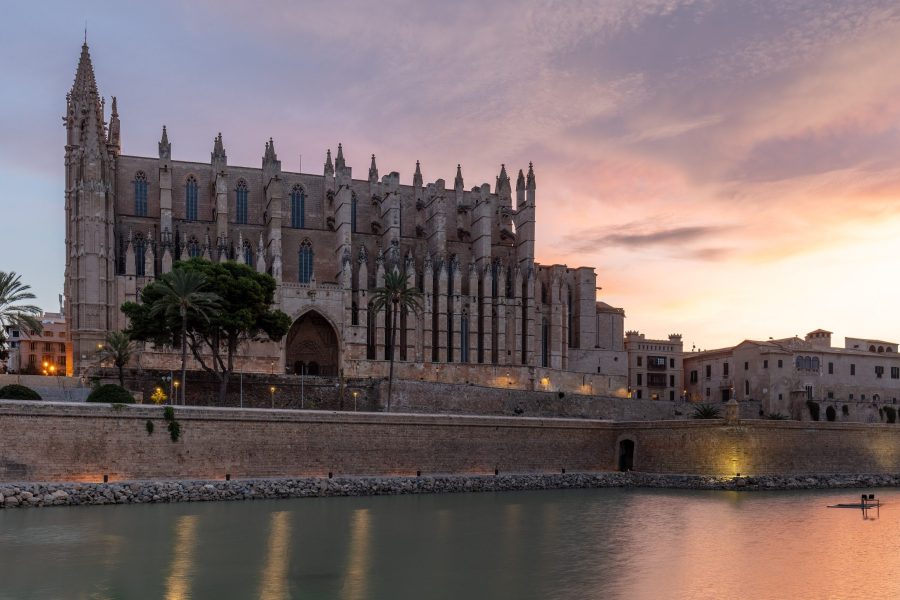 The La Seu cathedral of Palma de Mallorca