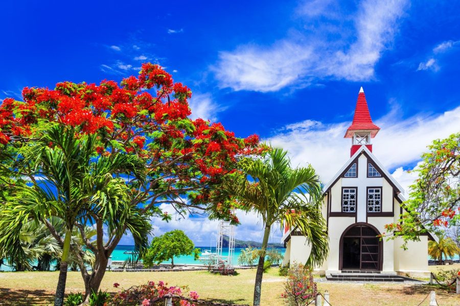Church at Cap Malheureux, Mauritius