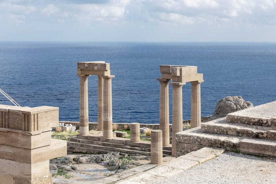 Η ακρόπολη της Λίνδου στη Ρόδο