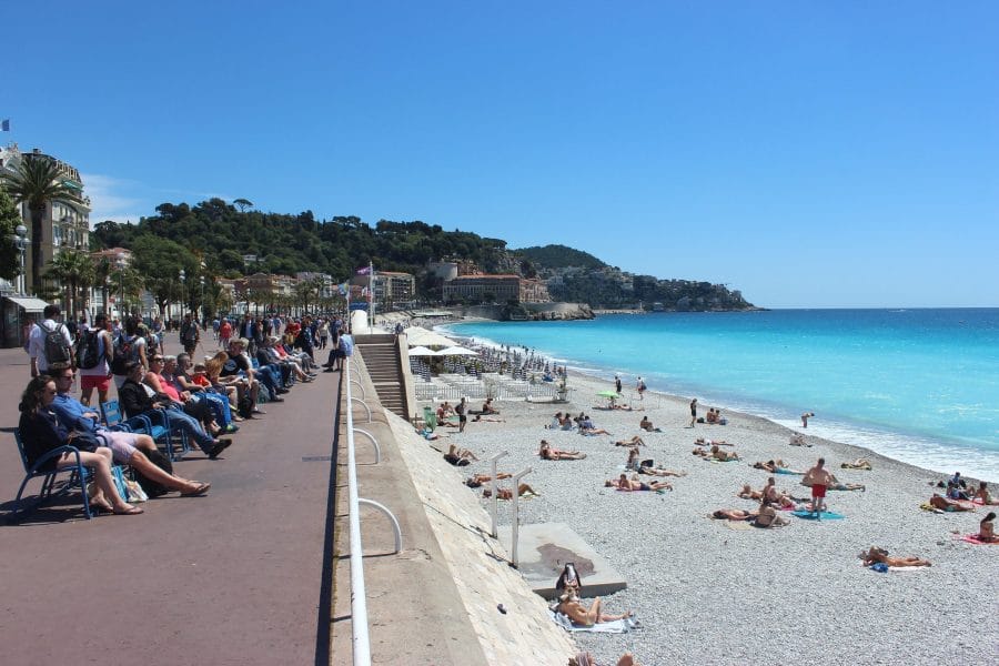 Η Promenade des Anglais στη Νίκαια της Γαλλικής Ριβιέρας
