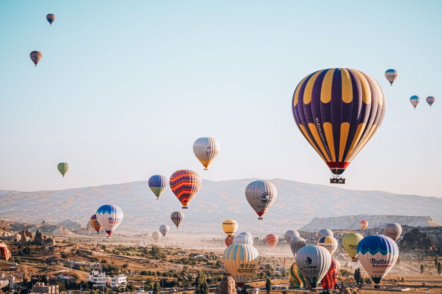 Αερόστατα πάνω από τις κοιλάδες της Καππαδοκίας