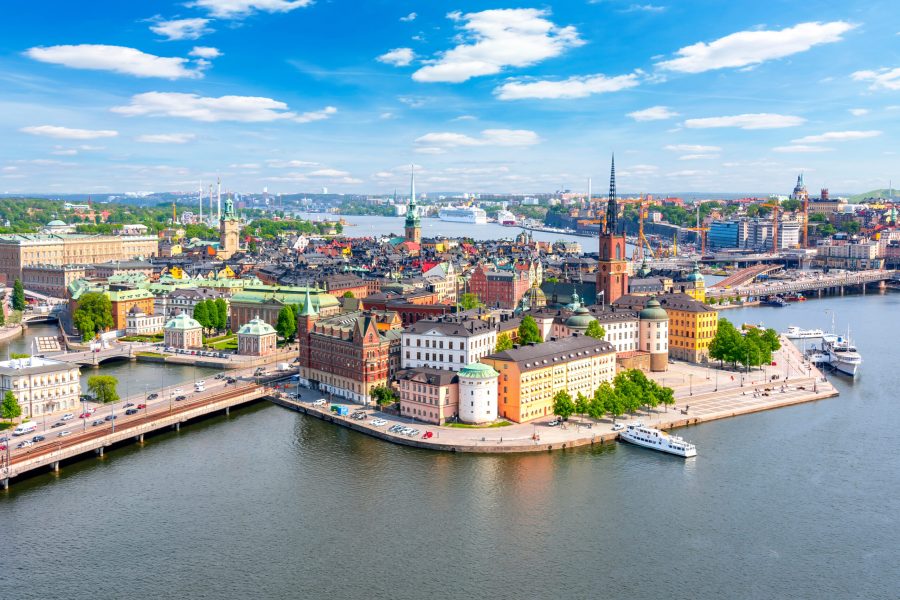 Στοκχόλμη – η Gamla Stan από ψηλά