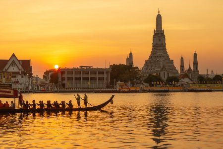 Ναός της Αυγής (Wat Arun) στο ηλιοβασίλεμα, Μπανγκόκ